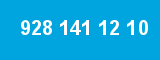 928 141 12 10 928 141 12 10